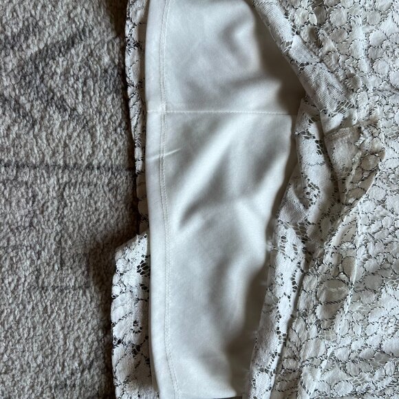 Size Small White Eyelet Dress - Picture 3 of 5